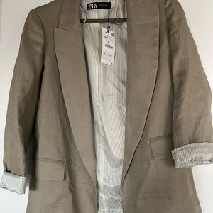 Zara Linen Blazer